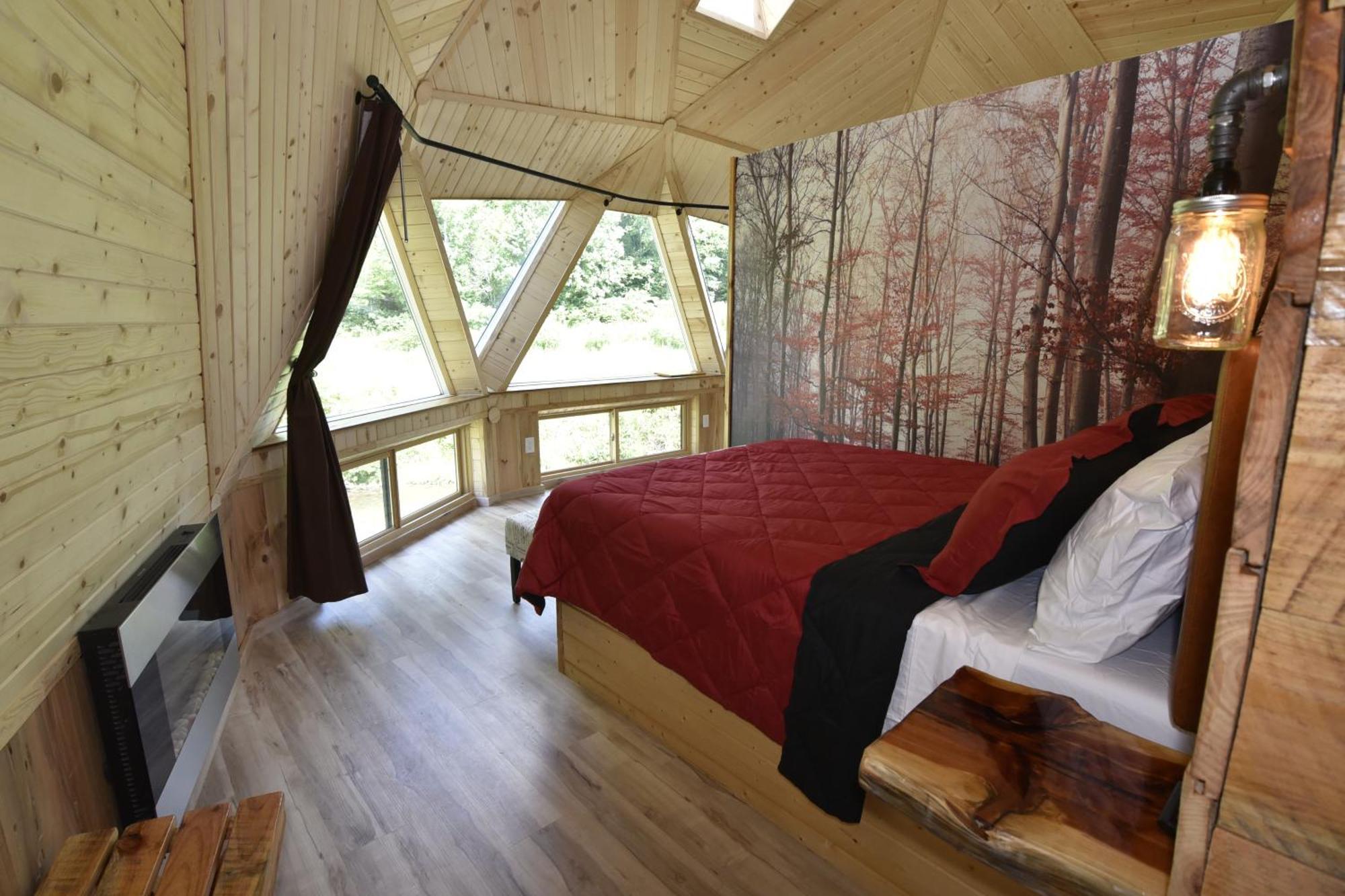 Villa Natahala Glamping Red Dome #23 Topton Esterno foto