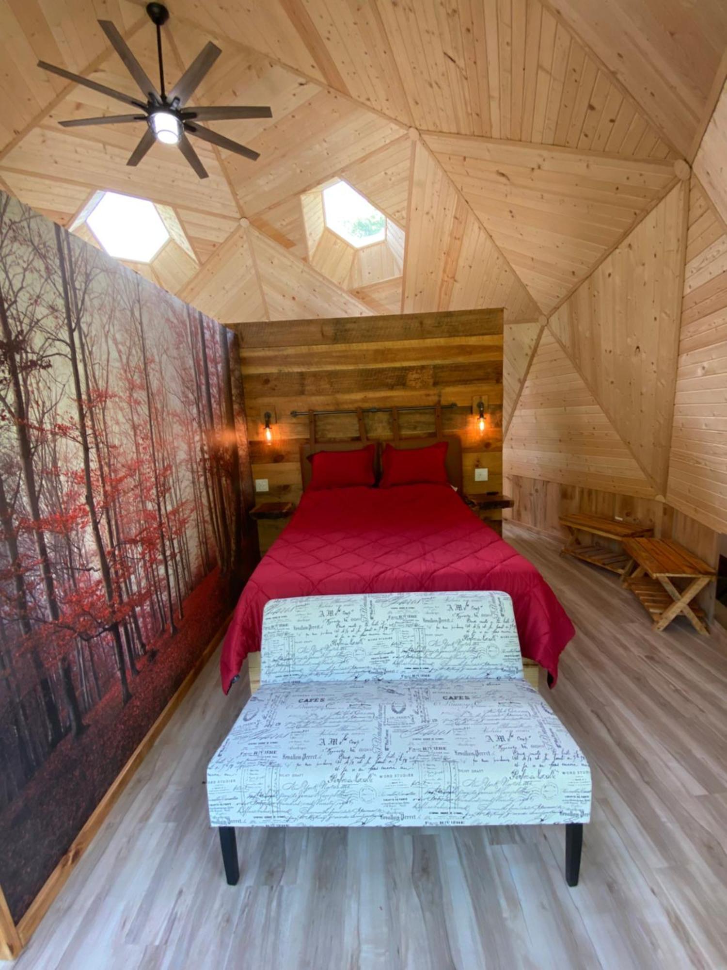 Villa Natahala Glamping Red Dome #23 Topton Esterno foto