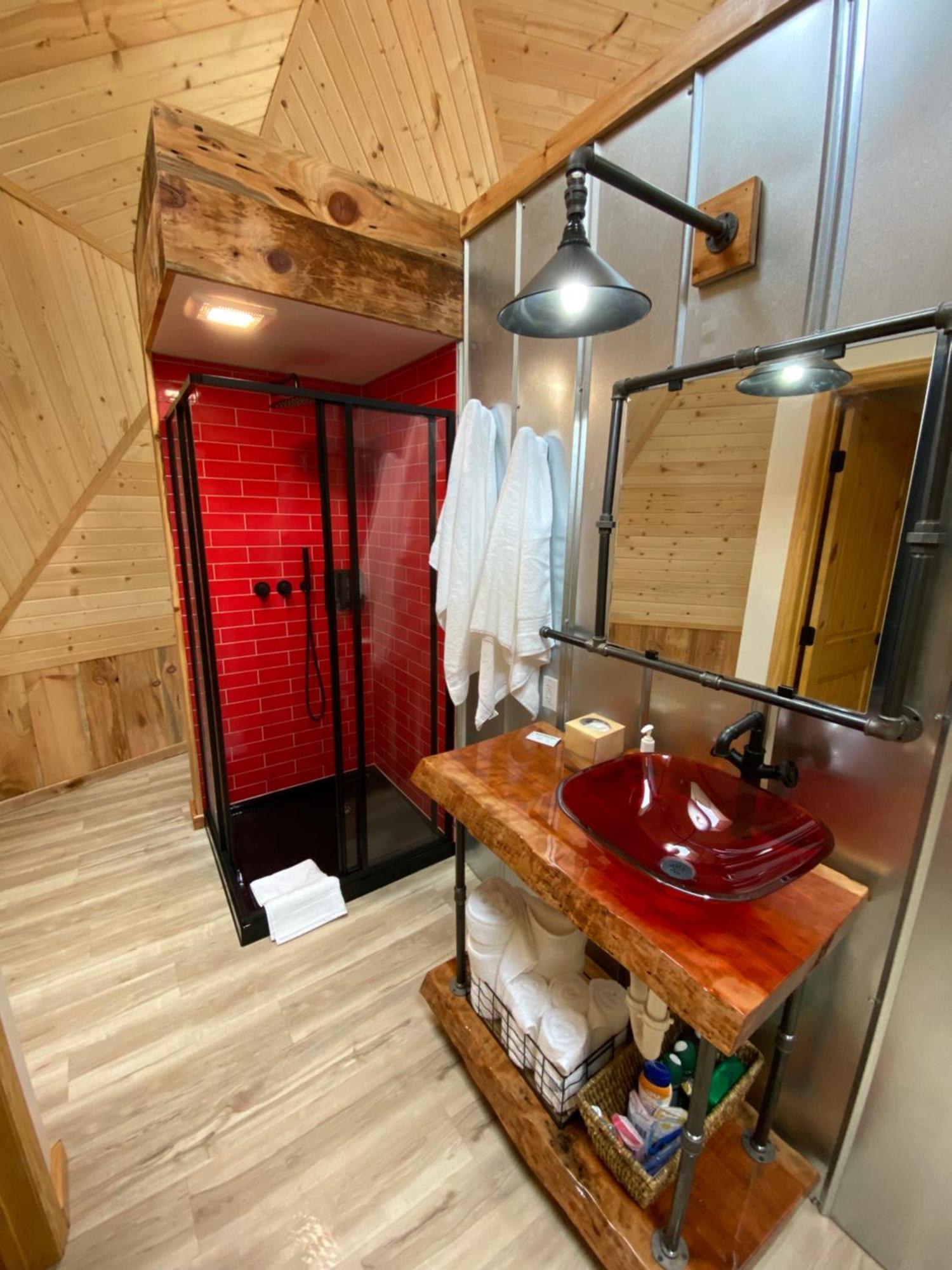 Villa Natahala Glamping Red Dome #23 Topton Esterno foto