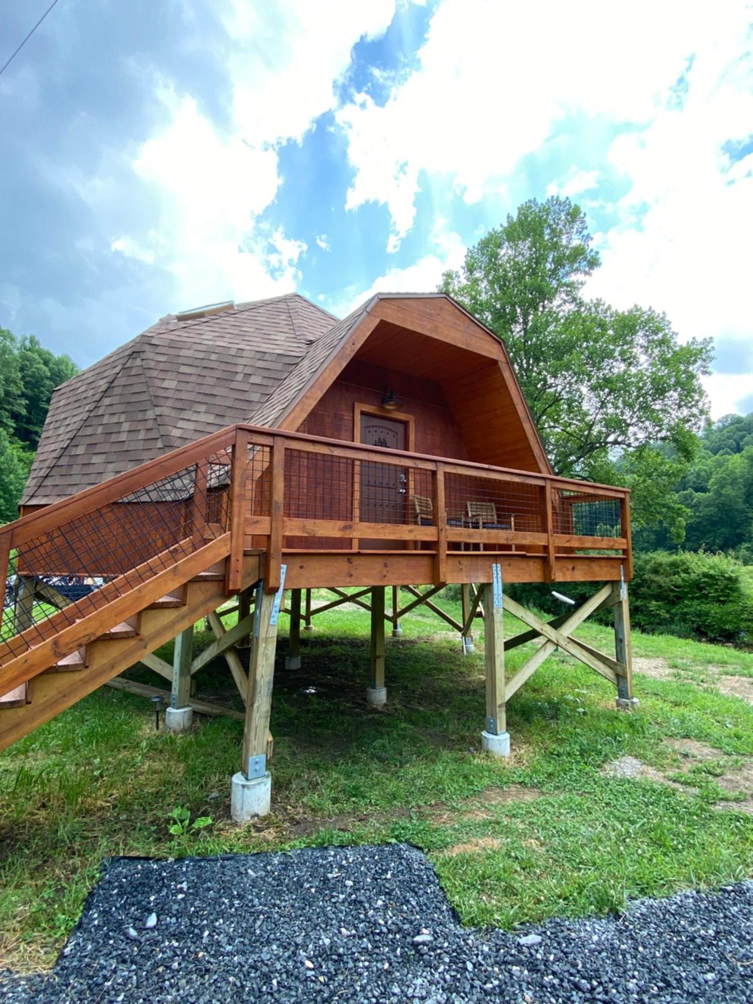 Villa Natahala Glamping Red Dome #23 Topton Esterno foto